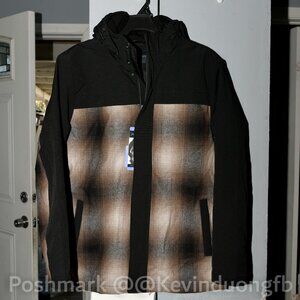 Pendleton Mens Wool/Soft shell Jacket W/Hood